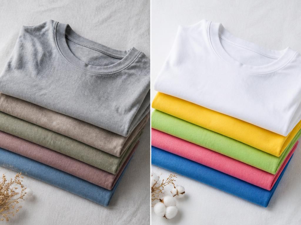 Faded clothes vs bright clothes